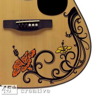   acoustic guitar Decal fender starcaster squire custom sticker  
