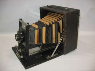   Seneca 8 Folding Film Plate Camera Wollensak Lens Antique New York Old