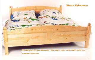 Betten 140x200 Bett Holz Betten Massivholz Holzbett Neu  