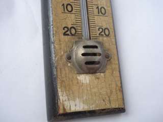ANTIQUE MEDICAL SPIRIT ROOM WALL THERMOMETER  