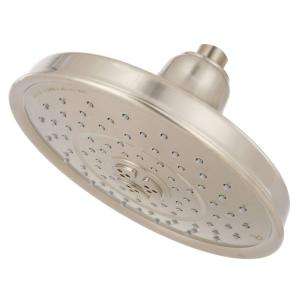 Pfister Tempest 8 in. 3 Function Showerhead in Brushed Nickel 