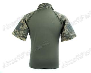 Airsoft Tactical Combat Army Short Sleeve T Shirt ACU S  