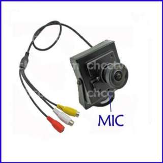 Mini CMOS 2.1mm Wide Angle Lens Audio Mic Color Camera  