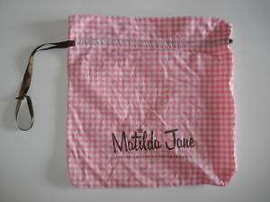 Matilda Jane Logo Pink Gingham Bag CQ  