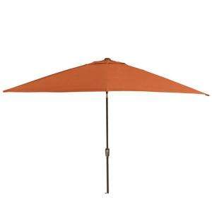 Martha Stewart Living Palm Canyon 8 1/2 ft. Rectangular Umbrella RU906 