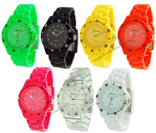Pick 3 Wholesale Designer Sports Plastic Fashion Watches Neon Colors 