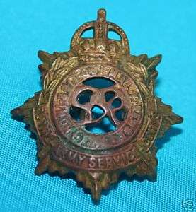 BRITISH Royal Army Service Corps small Badge WWI II  