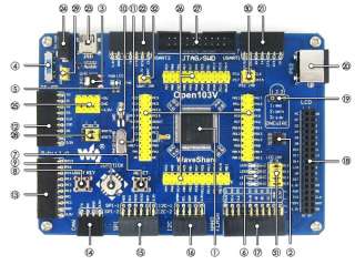 STM32F103VET6 the high performance STM32 MCU in TQFP100 package 