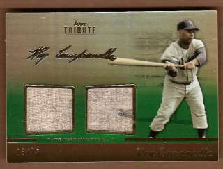 Roy Campanella 2011 Tribute Green Dual Jersey Dodgers  