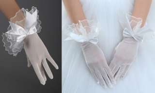 NEU Brauthandschuhe kurz Handschuhe, elastisch, auch für Party One 