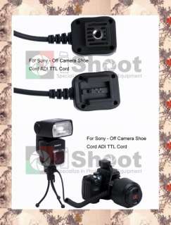 For Sony & Minolta Off Camera Flash TTL Shoe Sync Cord  