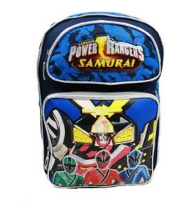 NWT Power Rangers Samurai Large Backpack Bag 16 (100% Authentic 