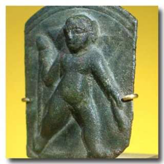 ArtemissionRoman Bronze Plaque Winged Cupid(Eros)  