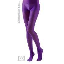   online kaufen   Glitter Strumpfhose PANTYHOSE XL purple glitter