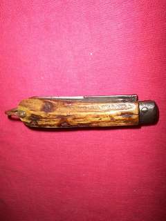 Rare Old Sheffield Stag Mariners Folding Pocket Knife  