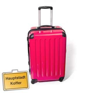 BOARDCASE Hartschalenkoffer in Magenta/Rosa/Pink Trolly Reisekoffer 