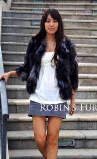 new customized feed silver fox fur womens warm winter coat jacket all 