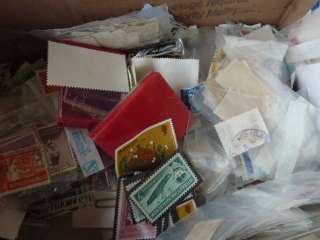 WORLDWIDE MINT/USED EARLY MID 100s LOOSE STAMPS/MISC. CHAOTIC BOX LOT 