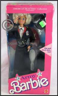 Army Barbie American Beauties Officer Doll 1989 NEW  