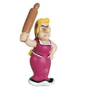 Plastoy   Asterix & Obelix   Schlüsselanhänger Gutemine mit 