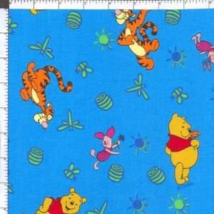 First fabric shows Tigger, Pooh and Piglet in adorable poses just 