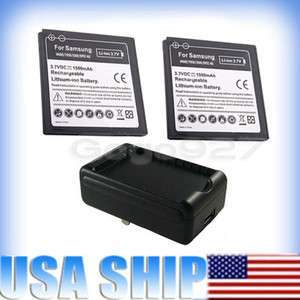   BATTERY + Dock Charger For SAMSUNG Captivate SGH i897 FOCUS SGH i917