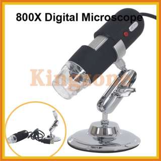   LED USB 800X Digital Microscope Endoscope w Magnification Handheld K