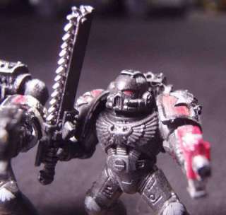 Warhammer 40K Space Marines Black Templars Troops Squad Painted 