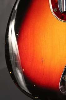   1964 Fender PRECISION P Bass Sunburst Pre CBS 100% complete  