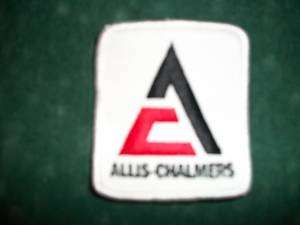 ALLIS CHALMERS, IRON ON EMBROIDERED CLOTH PATCH, NEW  