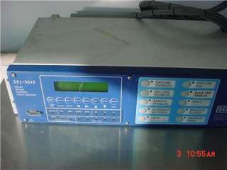 sel 351s schweitzer relay meter control faut locator w/ adapter 
