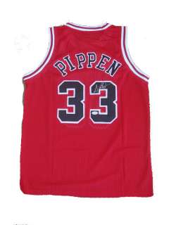Scottie Pippen Signed Chicago Bulls AWAY Jersey JSA  