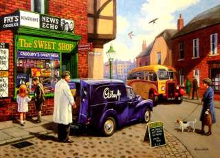 THE SWEET SHOP by KEVIN WALSH 1000 PIECE GIBSONS NOSTALGIA JIGSAW 