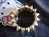 SALE Spiked Gold Jeffree Star Bracelet Spike Rock Diva Stud Fierce 