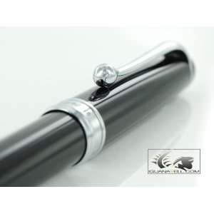   Aurora 88 Ballpoint Pen Black Resin With Silver Trim