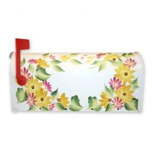  Yellow Daisies Mailbox (White) (9H x 6.85W x 20D 