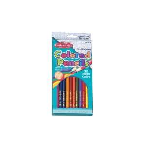 Charles Leonard Pencil, Colored, Assorted, 36/Hang Tab Box (67536)