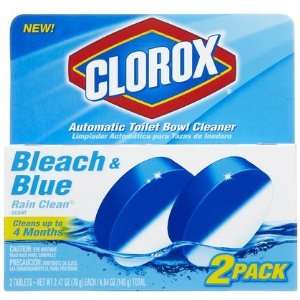 Clorox Bleach & Blue Automatic Toilet Bowl Cleaner 2 ct (Quantity of 5 