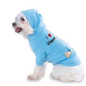  I Love/Heart Lifeguards Hooded (Hoody) T Shirt with pocket 