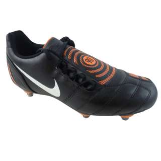 Boys Nike Total 90 Shoot II Extra SG Black Orange Football Boots 