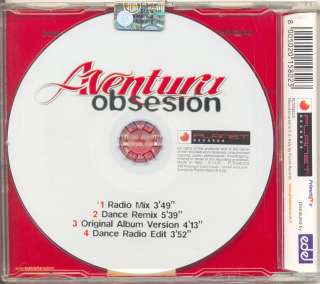 AVENTURA   Obsesion   CD single MUS  