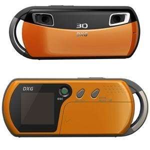  DXG DXG 018 3D Compact Camera 2 mm   Orange Camera 
