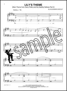 Lilys Theme from Harry Potter Piano Solo Sheet Music Deathly Hallows 
