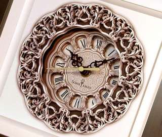   Vintage Wooden 3D Art Ornamental Clock Wall Art Decor Home Decor Gift