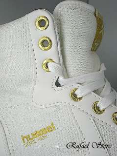 Scarpe Donna Sneaker HUMMEL 39 Bianche Brillantini High Luxury Lady 