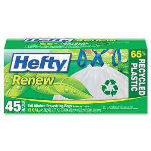  Hefty Renew Tall Kitchen Bags, 65% Recycled Plastic 13 