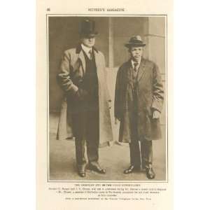  1918 Print Herbert Hoover & J R Clynes British & American 