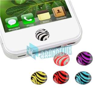   6x Autocollant Stickers Bouton Home Pour Iphone 2G 3G 3GS 4 4G 