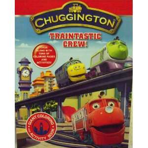  Chuggington Coloring & Activity Book 96 Pg ~ Traintastic 