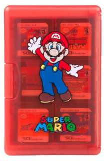 Official Nintendo DS Lite 3DS DSi XL Super Mario 24 Games Storage Case 